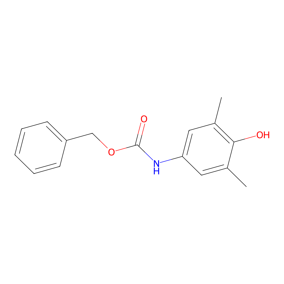 benzyl N-(4-hydroxy-3,5-dimethylphenyl)carbamate molecular structure, CAS 2680853-96-5