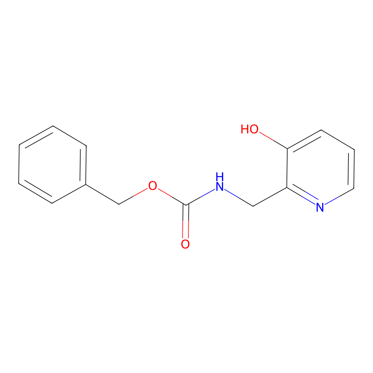 benzyl N-[(3-hydroxypyridin-2-yl)methyl]carbamate molecular structure, CAS 2680854-10-6