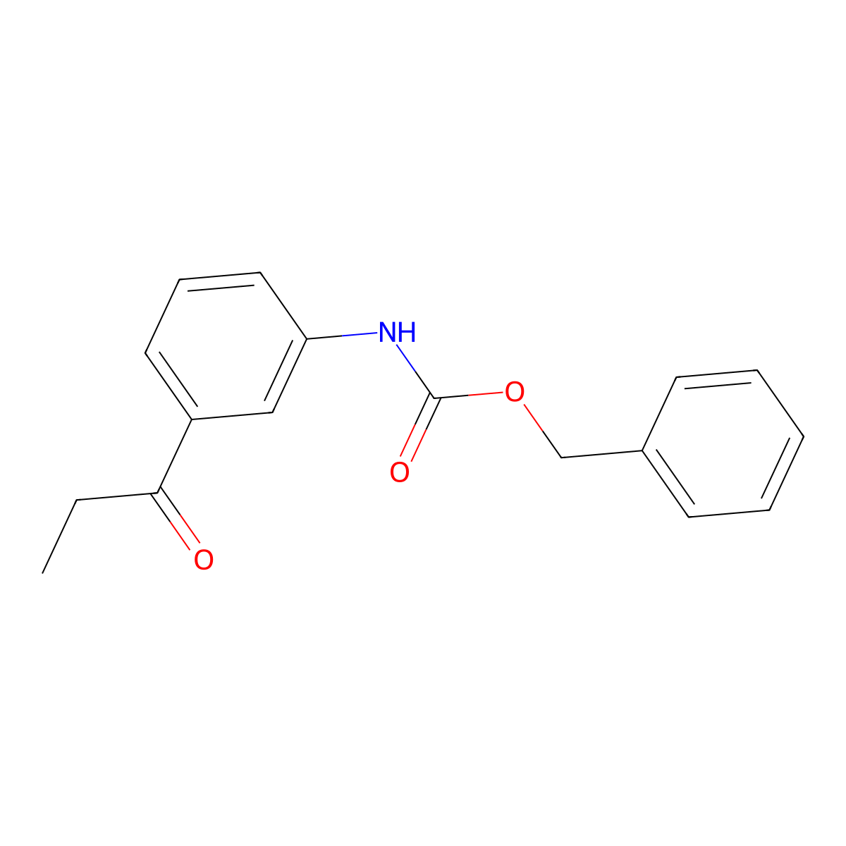 benzyl N-(3-propanoylphenyl)carbamate molecular structure, CAS 2680855-58-5