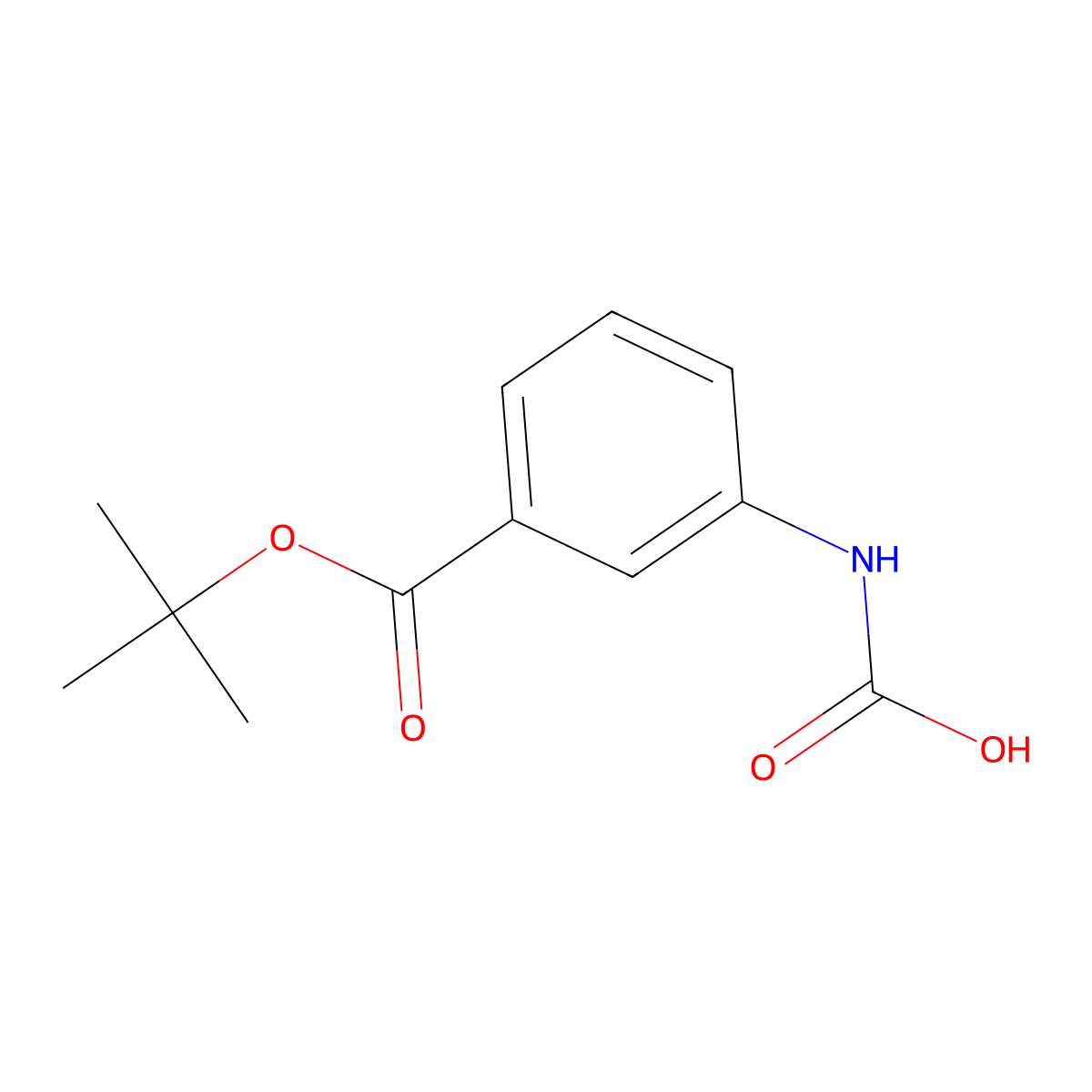 {3-[(Tert-butoxy)carbonyl]phenyl}carbamic acid molecular structure, CAS 2680857-08-1