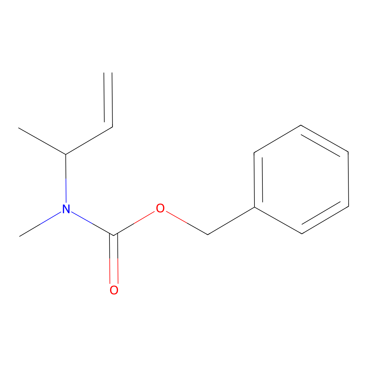 benzyl N-(but-3-en-2-yl)-N-methylcarbamate molecular structure, CAS 2680857-83-2