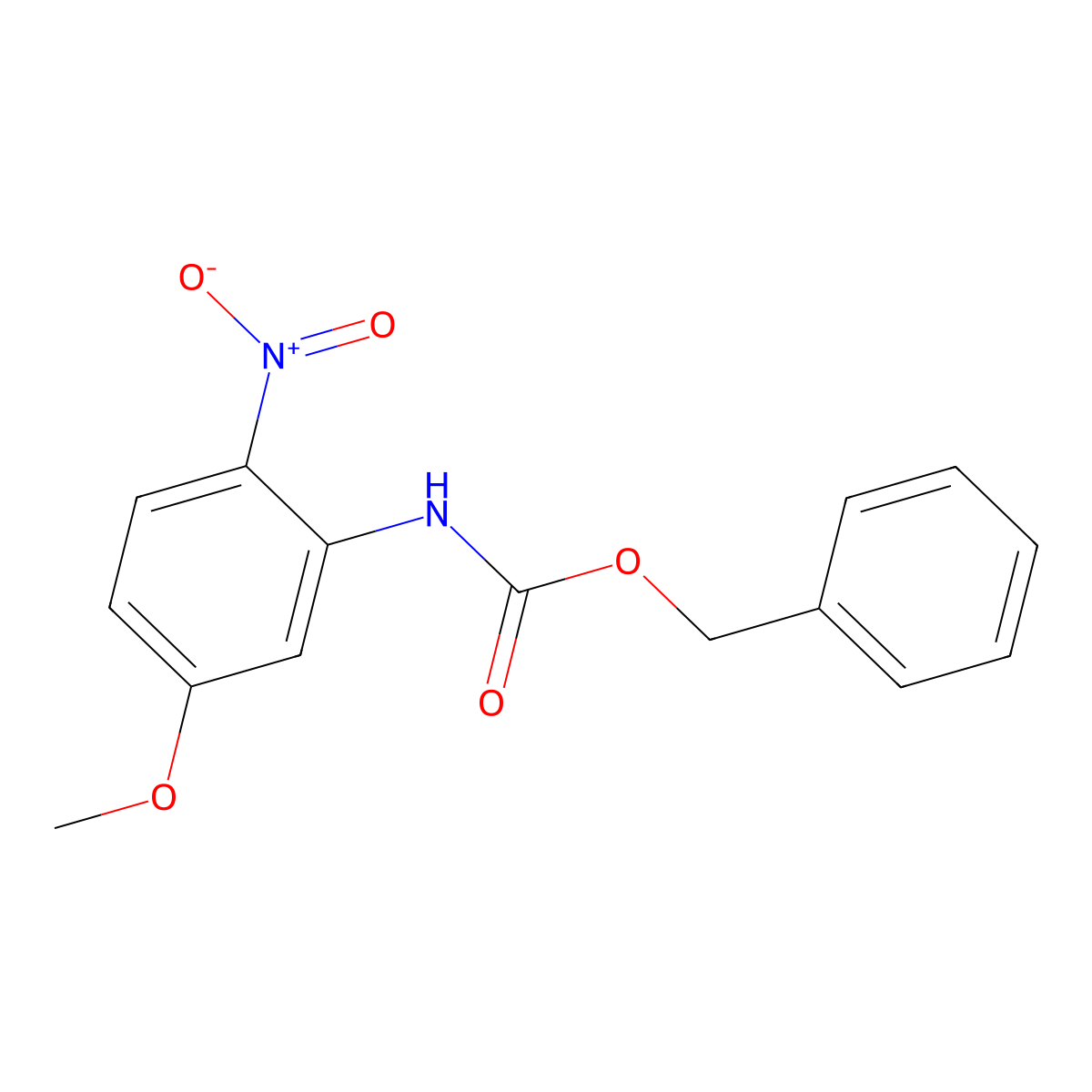 benzyl N-(5-methoxy-2-nitrophenyl)carbamate molecular structure, CAS 2680861-58-7