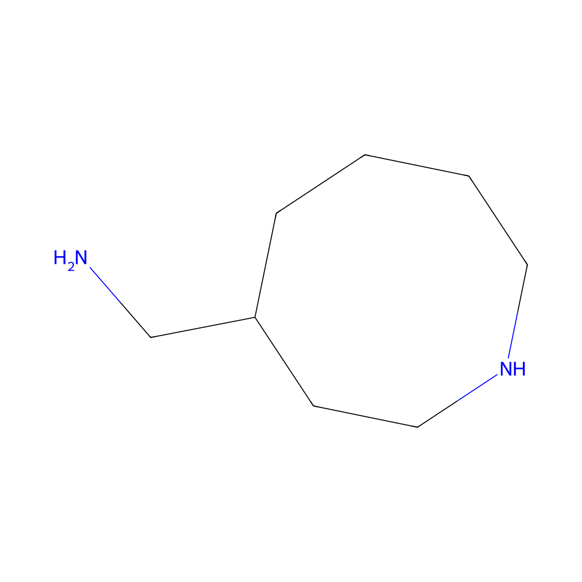 1-(Azocan-4-yl)methanamine molecular structure, CAS 2680861-74-7