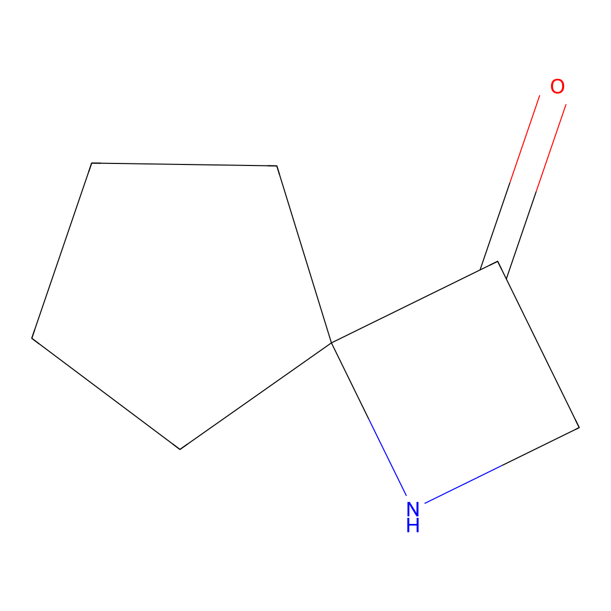 1-Azaspiro[3.4]octan-3-one molecular structure, CAS 2680862-42-2