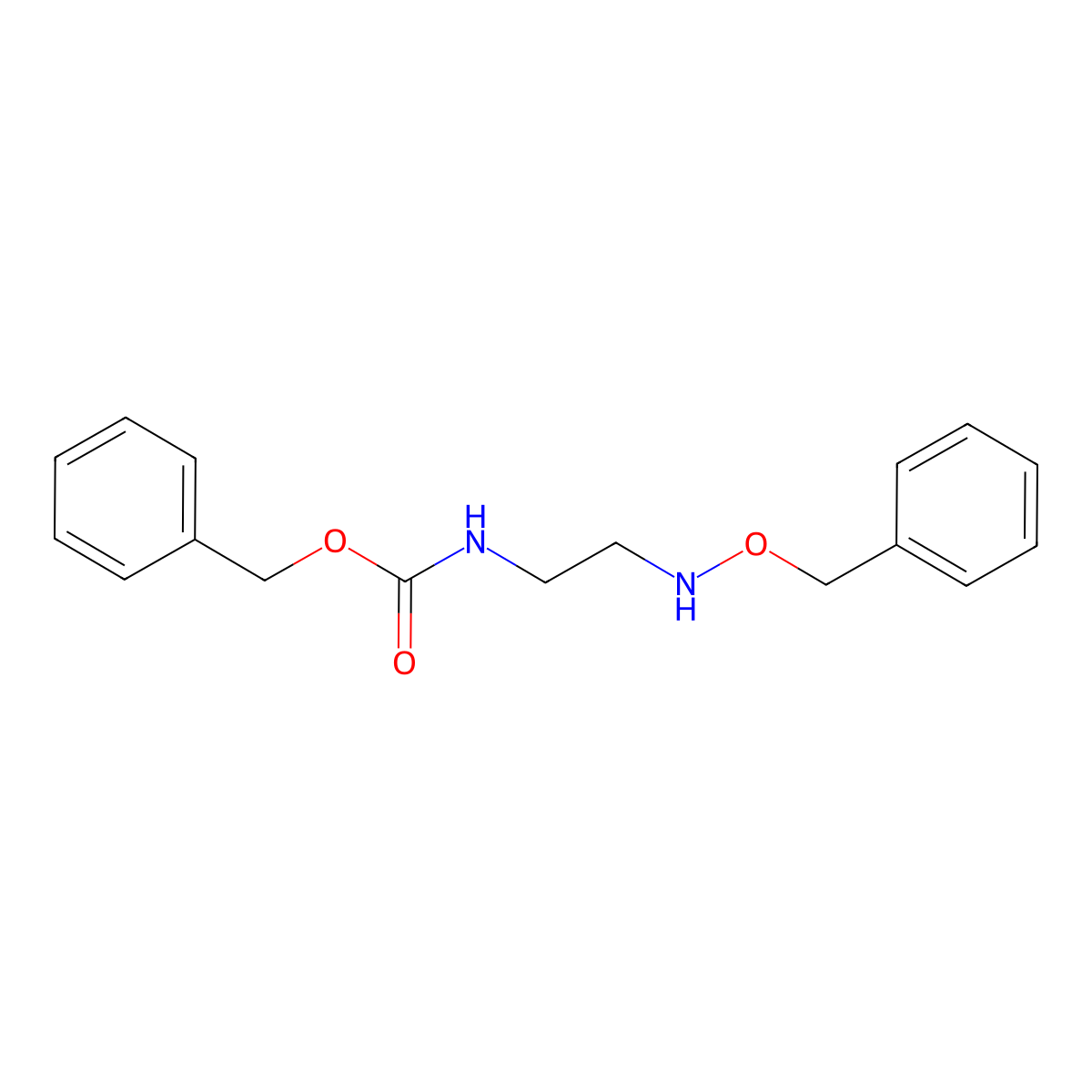 benzyl N-{2-[(benzyloxy)amino]ethyl}carbamate molecular structure, CAS 2680863-96-9