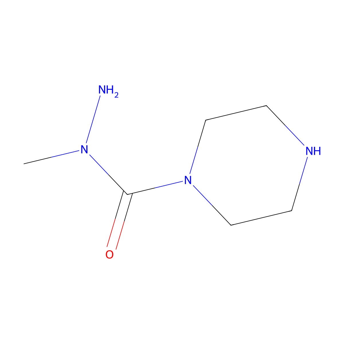 N-methylpiperazine-1-carbohydrazide molecular structure, CAS 2680865-82-9