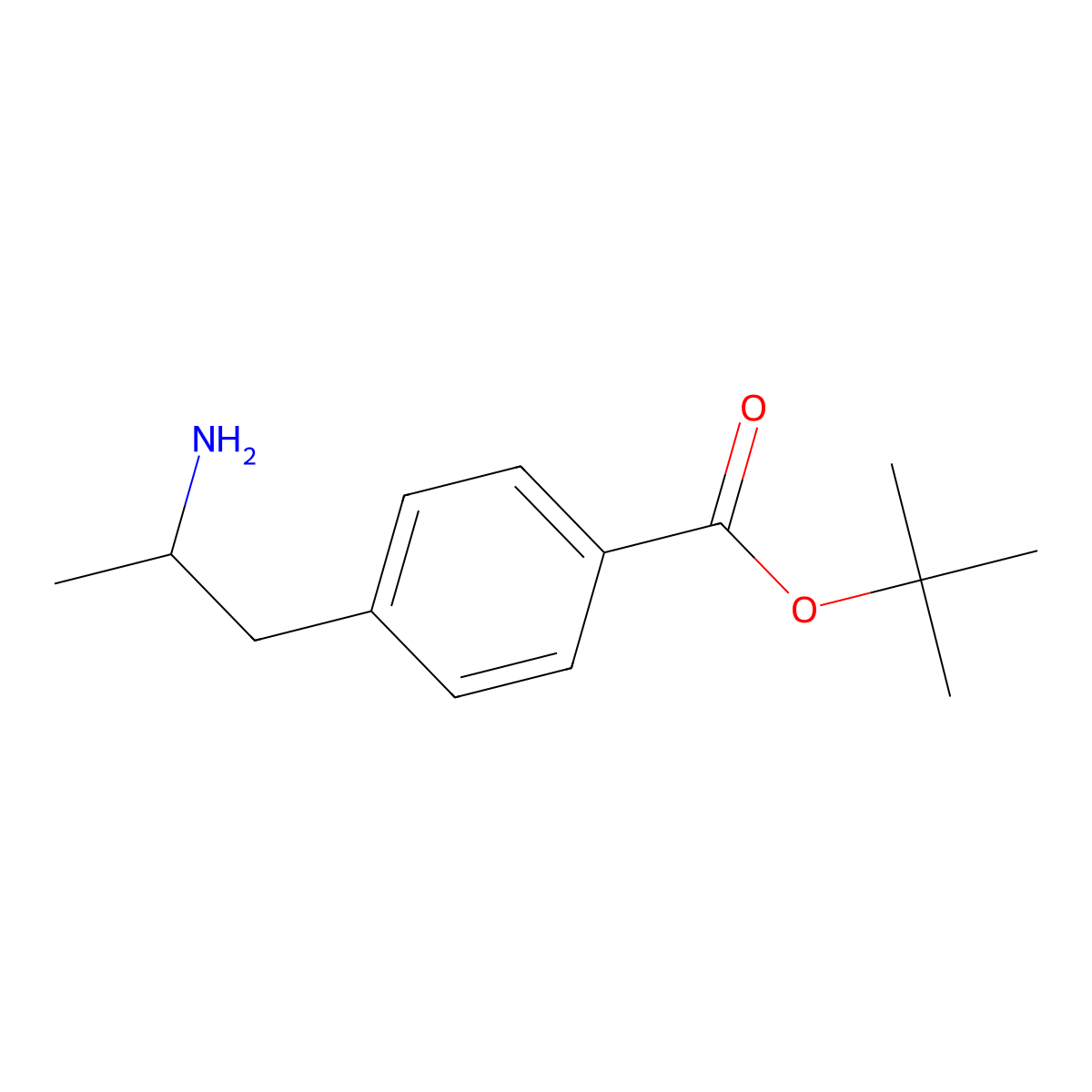 Tert-butyl 4-(2-aminopropyl)benzoate molecular structure, CAS 2680866-43-5