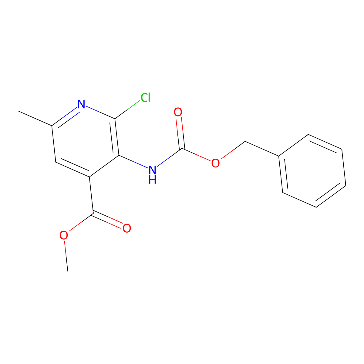 Methyl 3-{[(benzyloxy)carbonyl]amino}-2-chloro-6-methylpyridine-4-carboxylate molecular structure, CAS 2680868-45-3