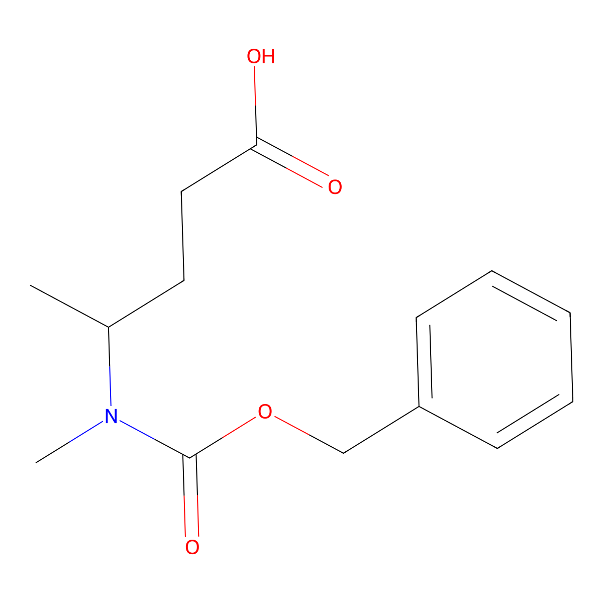 4-{[(Benzyloxy)carbonyl](methyl)amino}pentanoic acid molecular structure, CAS 2680868-98-6