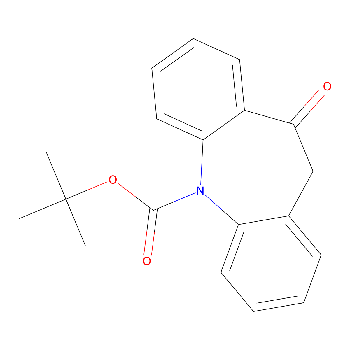 Tert-butyl 9-oxo-2-azatricyclo[9.4.0.0,3,8]pentadeca-1(15),3,5,7,11,13-hexaene-2-carboxylate molecular structure, CAS 2680871-43-4