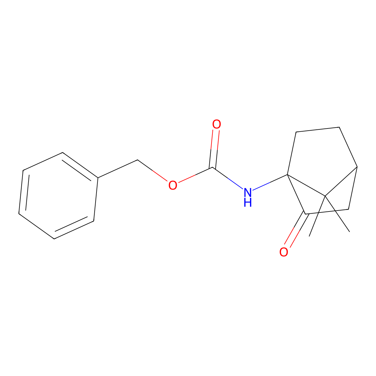 benzyl N-{7,7-dimethyl-2-oxobicyclo[2.2.1]heptan-1-yl}carbamate molecular structure, CAS 2680878-47-9