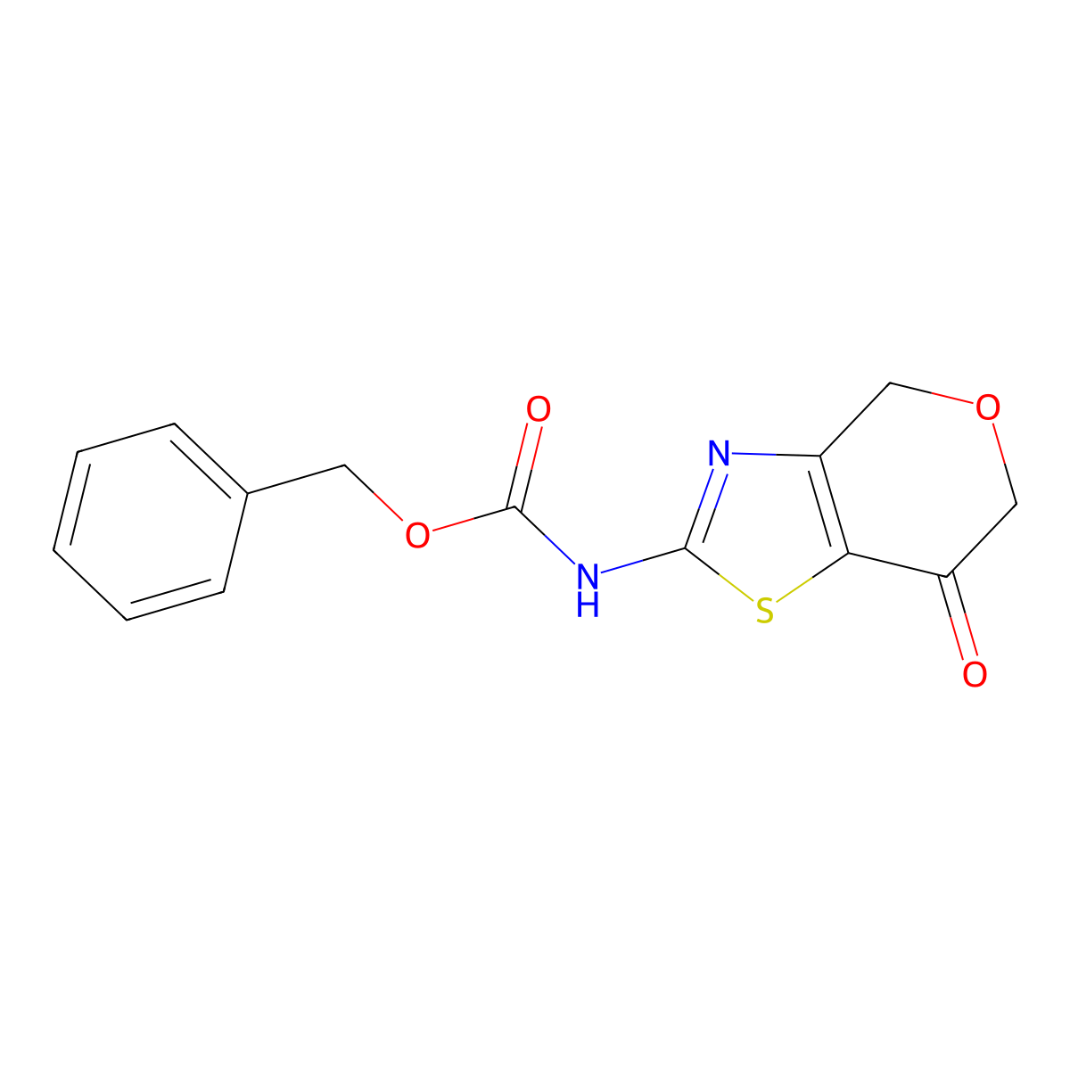benzyl N-{7-oxo-4H,6H,7H-pyrano[3,4-d][1,3]thiazol-2-yl}carbamate molecular structure, CAS 2680878-92-4