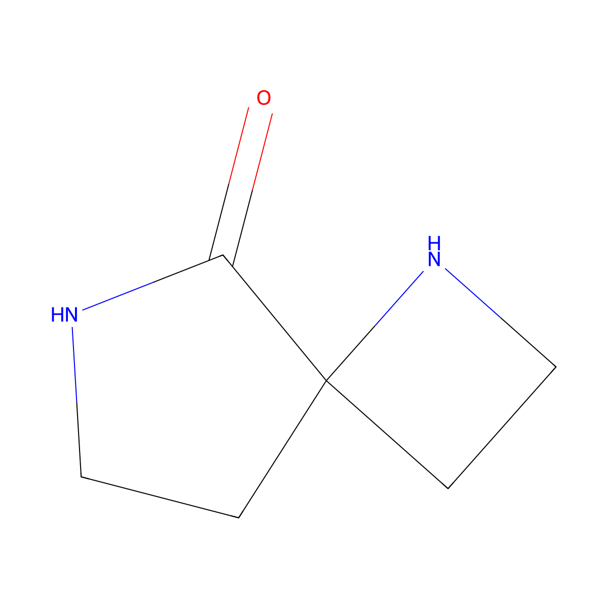 1,6-Diazaspiro[3.4]octan-5-one molecular structure, CAS 2680882-97-5