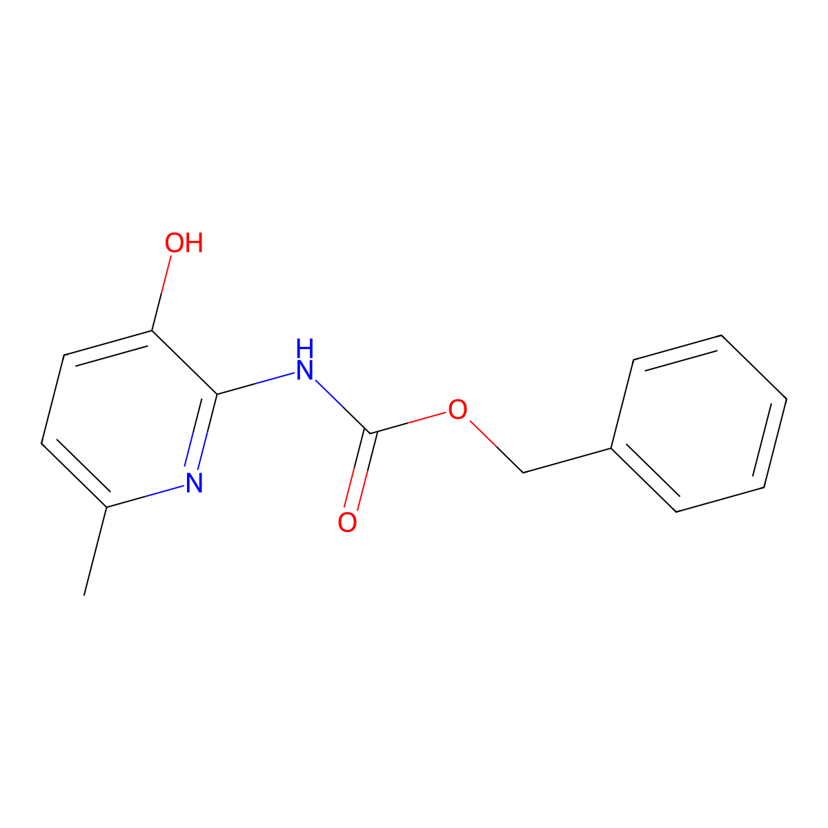 benzyl N-(3-hydroxy-6-methylpyridin-2-yl)carbamate molecular structure, CAS 2680884-14-2