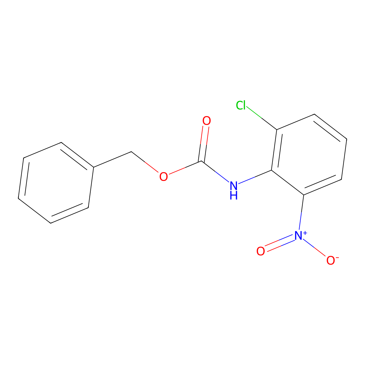 benzyl N-(2-chloro-6-nitrophenyl)carbamate molecular structure, CAS 2680884-25-5