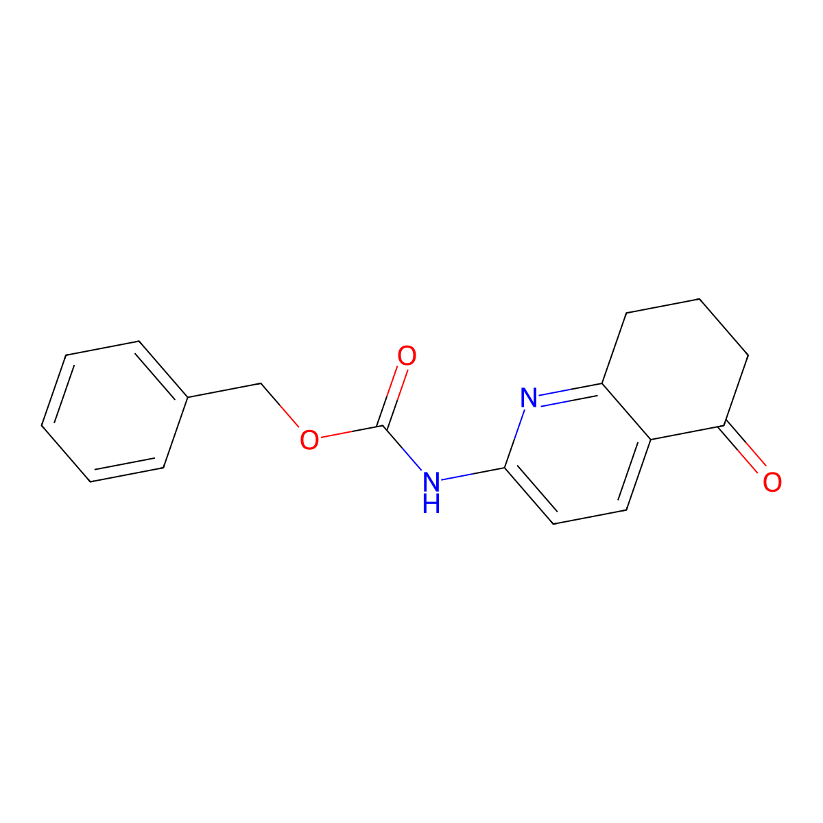 benzyl N-(5-oxo-5,6,7,8-tetrahydroquinolin-2-yl)carbamate molecular structure, CAS 2680885-88-3