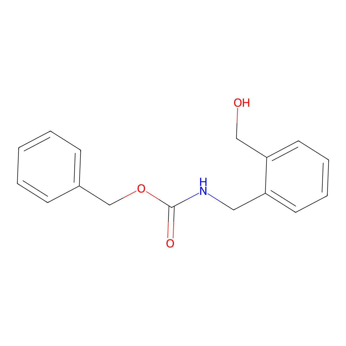 benzyl N-{[2-(hydroxymethyl)phenyl]methyl}carbamate molecular structure, CAS 2680887-85-6