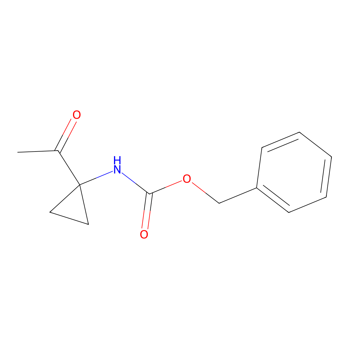 benzyl N-(1-acetylcyclopropyl)carbamate molecular structure, CAS 2680887-97-0
