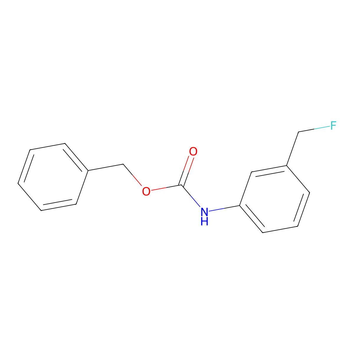 benzyl N-[3-(fluoromethyl)phenyl]carbamate molecular structure, CAS 2680888-12-2