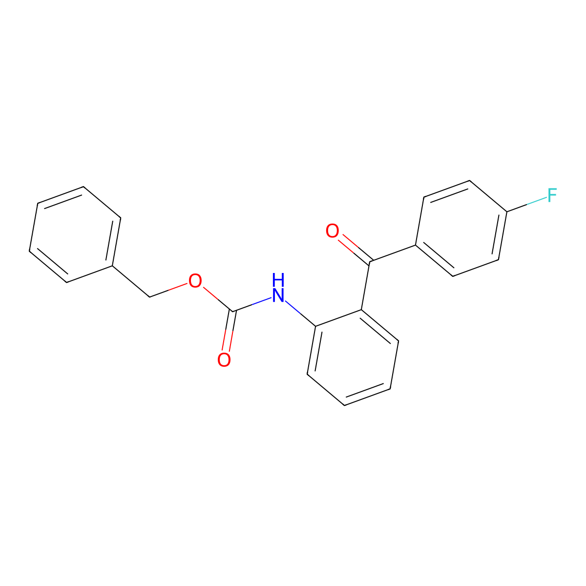 benzyl N-[2-(4-fluorobenzoyl)phenyl]carbamate molecular structure, CAS 2680891-63-6
