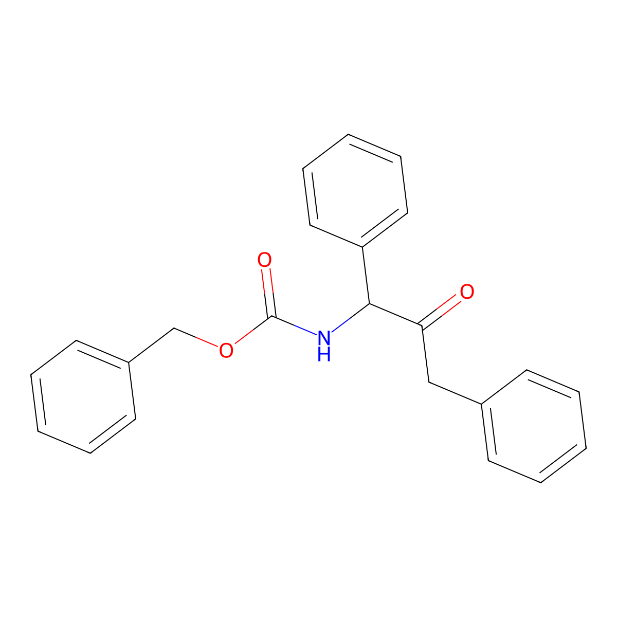 benzyl N-(2-oxo-1,3-diphenylpropyl)carbamate molecular structure, CAS 2680894-37-3