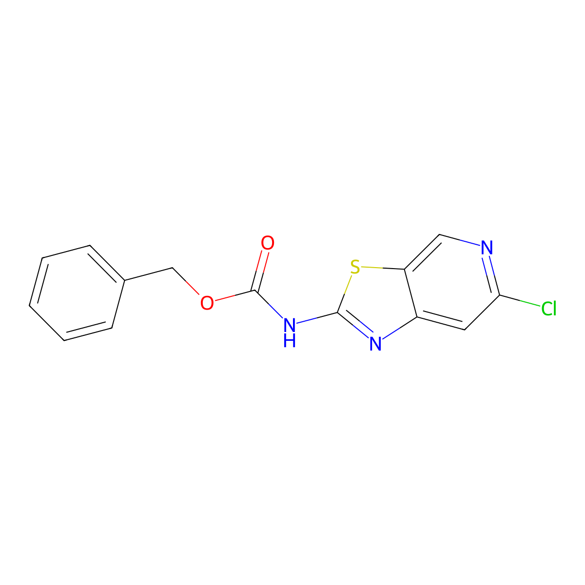 benzyl N-{6-chloro-[1,3]thiazolo[5,4-c]pyridin-2-yl}carbamate molecular structure, CAS 2680899-58-3