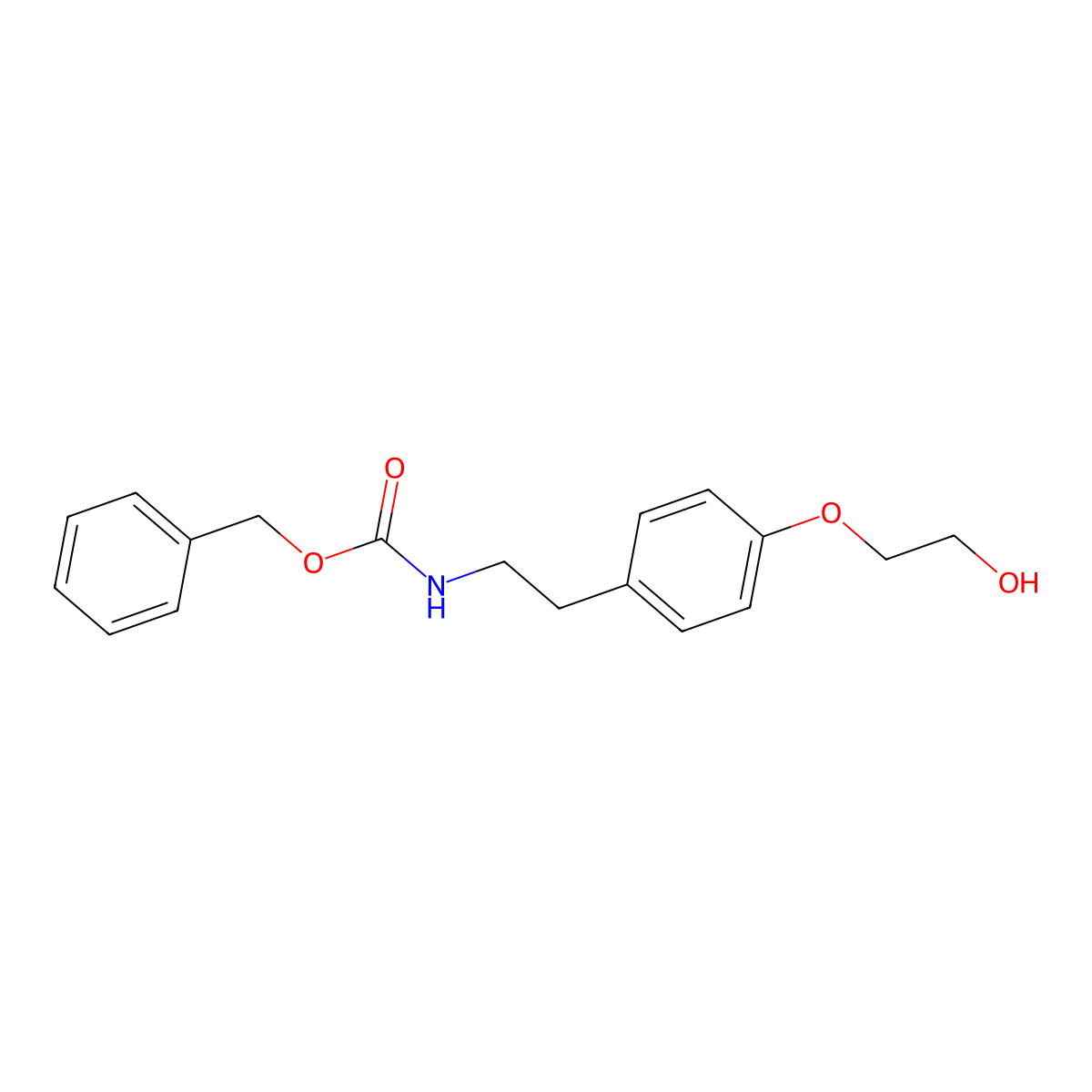 benzyl N-{2-[4-(2-hydroxyethoxy)phenyl]ethyl}carbamate molecular structure, CAS 2680900-56-3