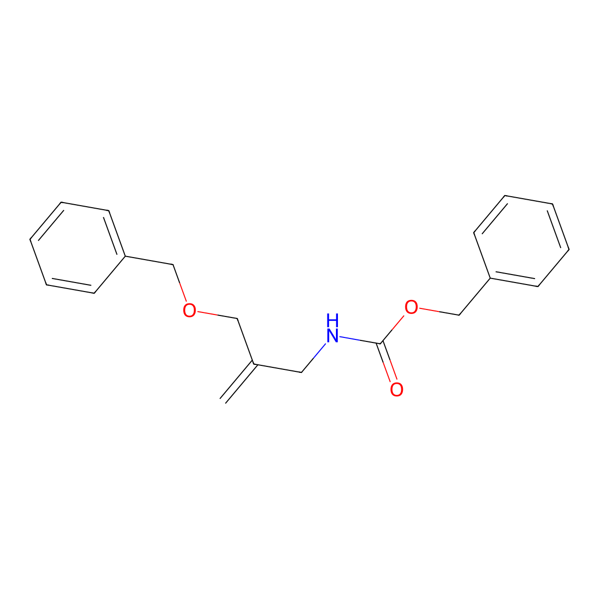 benzyl N-{2-[(benzyloxy)methyl]prop-2-en-1-yl}carbamate molecular structure, CAS 2680901-19-1