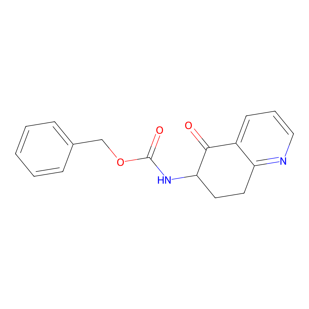 benzyl N-(5-oxo-5,6,7,8-tetrahydroquinolin-6-yl)carbamate molecular structure, CAS 2680901-35-1