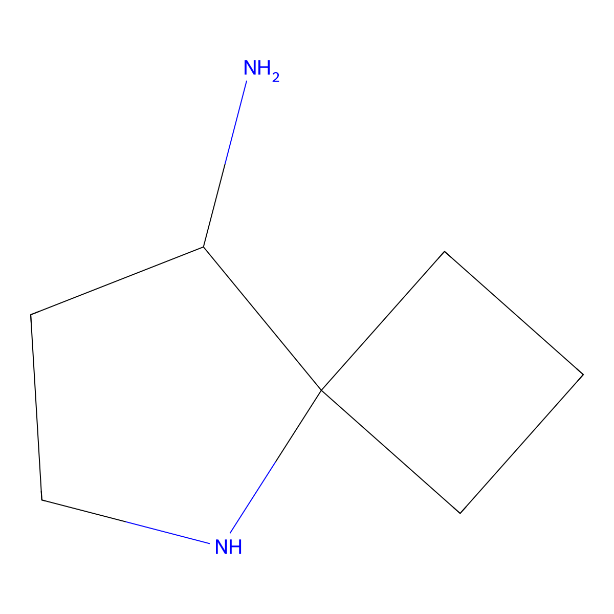 5-Azaspiro[3.4]octan-8-amine molecular structure, CAS 2680902-22-9