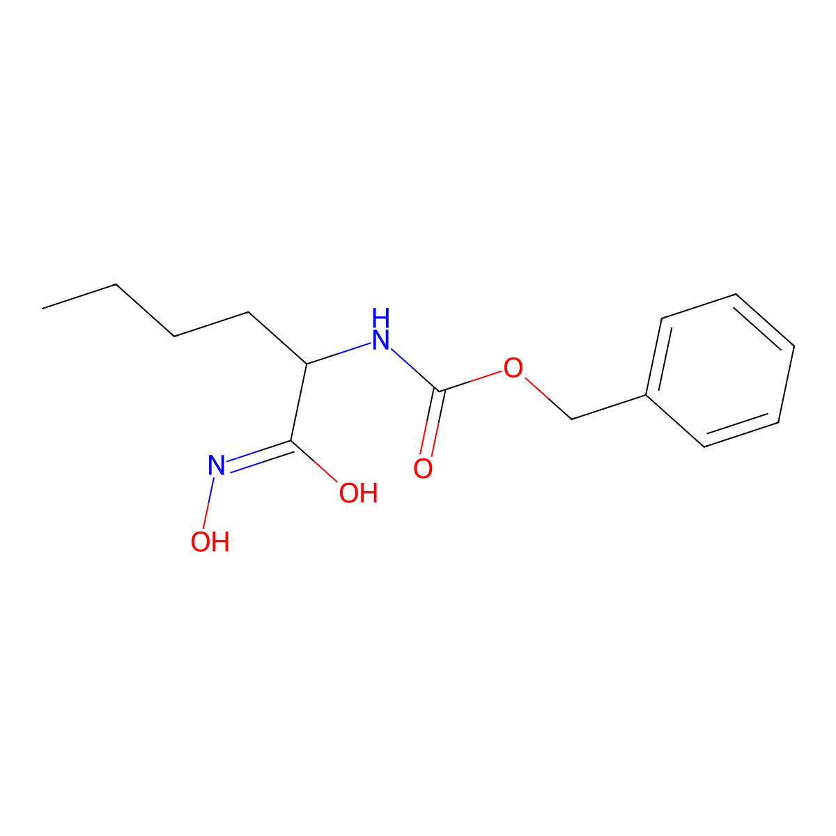N-hydroxy2-{[(benzyloxy)carbonyl]amino}hexanimidic acid molecular structure, CAS 2681256-36-8