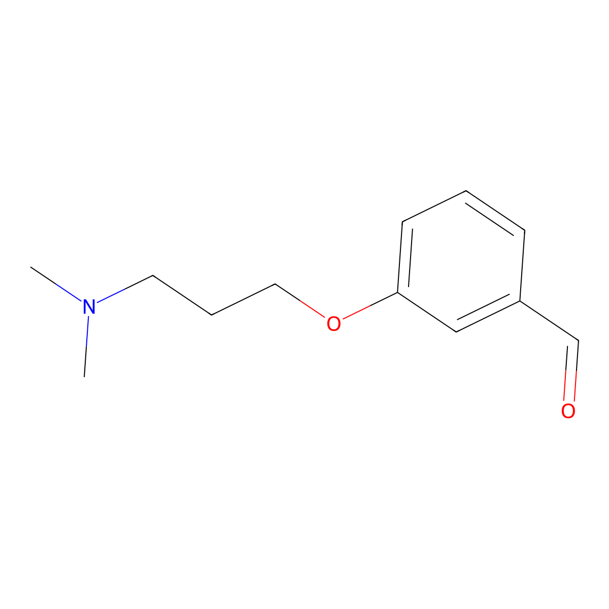 3-[3-(Dimethylamino)propoxy]benzaldehyde molecular structure, CAS 26815-13-4