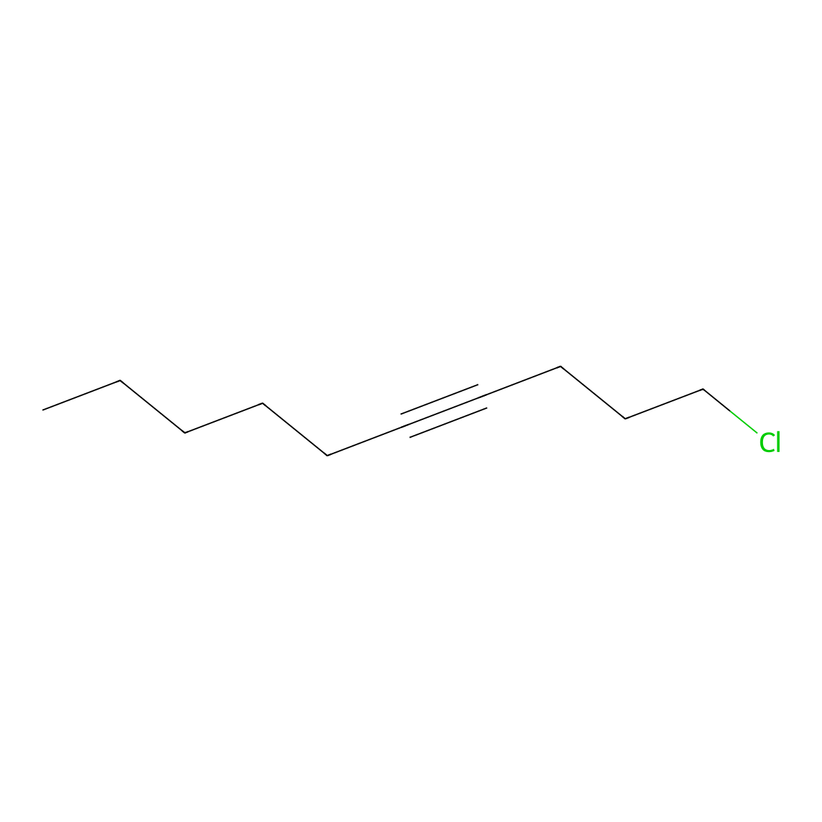 1-Chloro-4-decyne molecular structure, CAS 26817-65-2