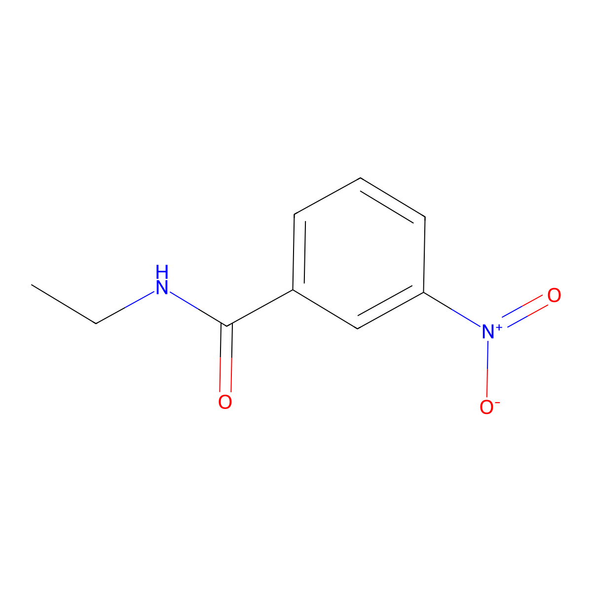 N-ethyl-3-nitrobenzamide molecular structure, CAS 26819-11-4
