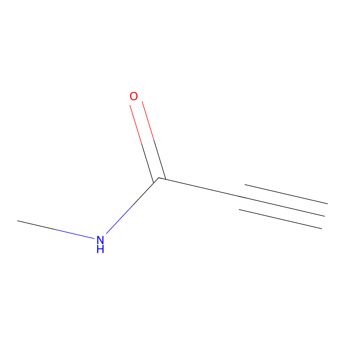 N-methylprop-2-ynamide molecular structure, CAS 2682-32-8