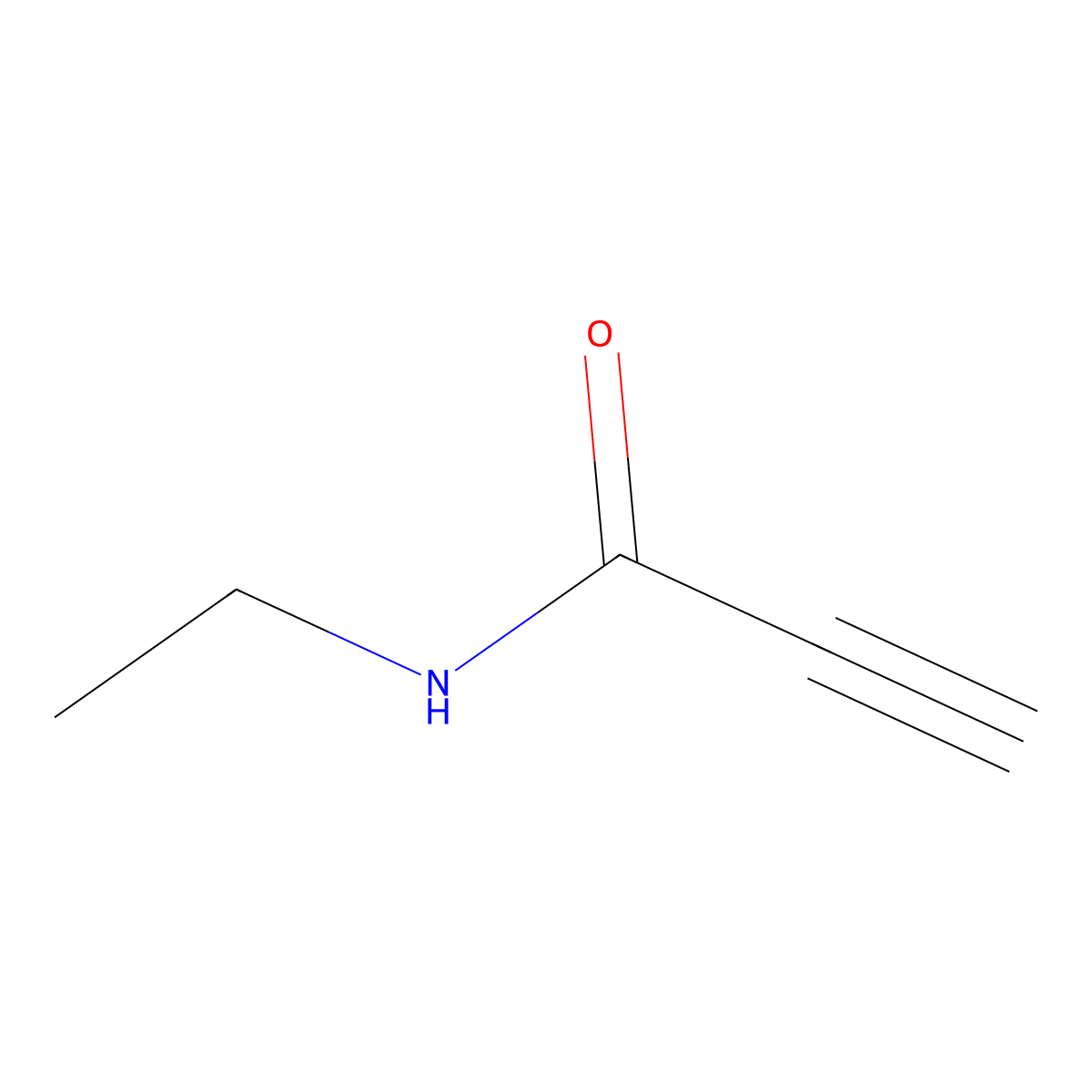 N-ethylprop-2-ynamide molecular structure, CAS 2682-33-9
