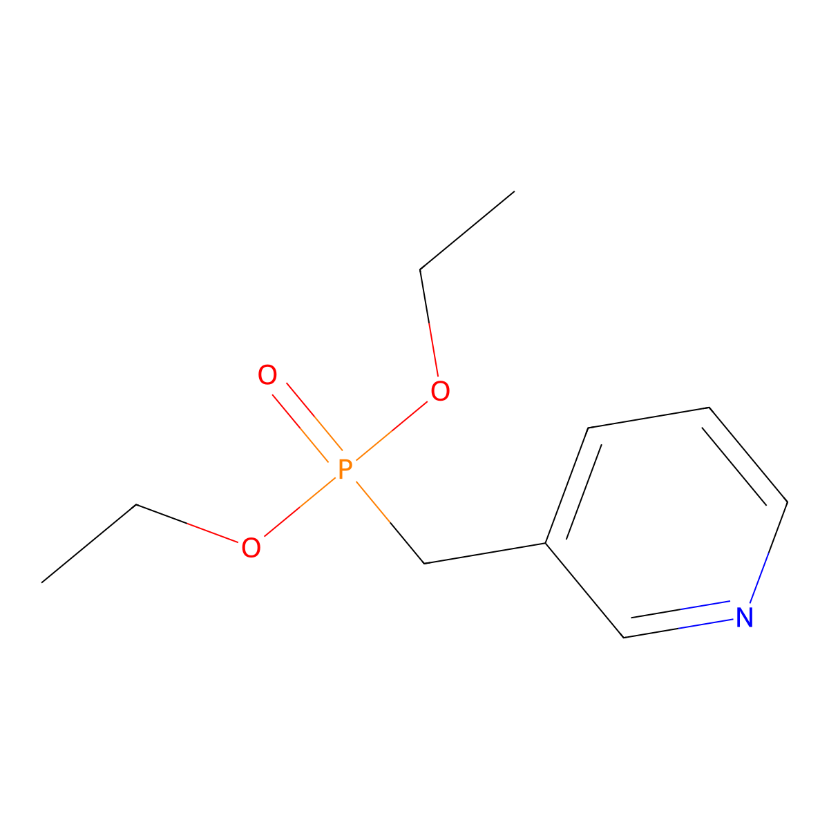 3-(Diethoxyphosphorylmethyl)pyridine molecular structure, CAS 2682-86-2