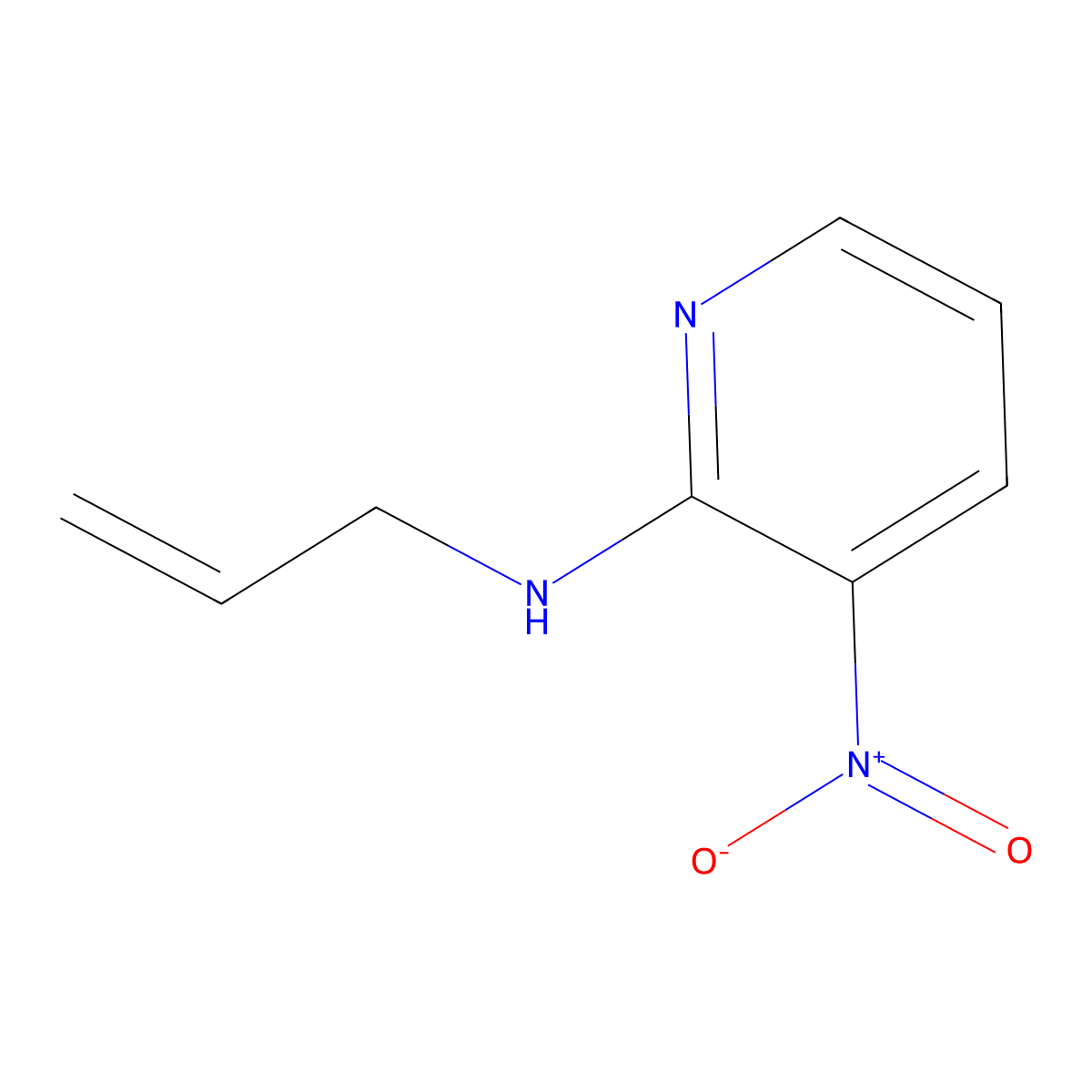 N-Allyl-3-nitropyridin-2-amine molecular structure, CAS 26820-69-9