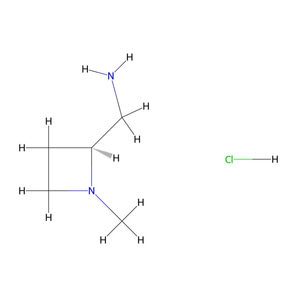 (S)-(1-Methylazetidin-2-yl)methanamine hydrochloride molecular structure, CAS 2682096-96-2