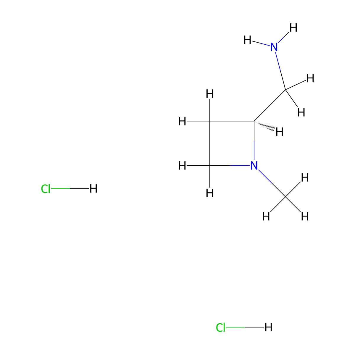 (S)-(1-Methylazetidin-2-yl)methanamine dihydrochloride molecular structure, CAS 2682097-49-8