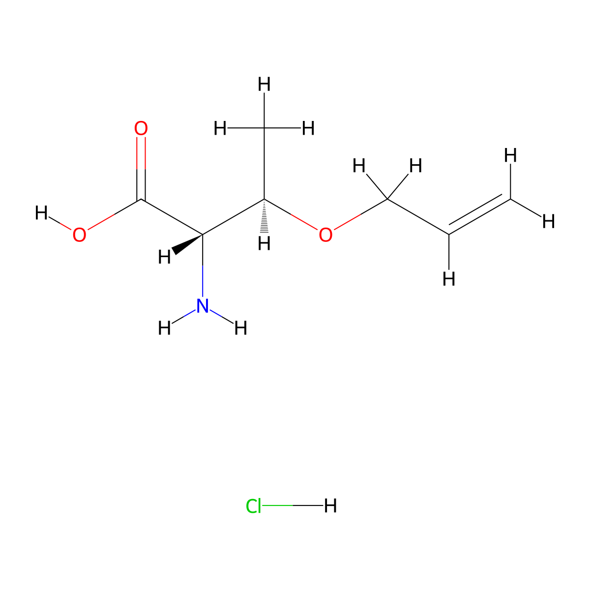 (2S,3R)-3-(Allyloxy)-2-aminobutanoic acid hydrochloride molecular structure, CAS 2682097-64-7