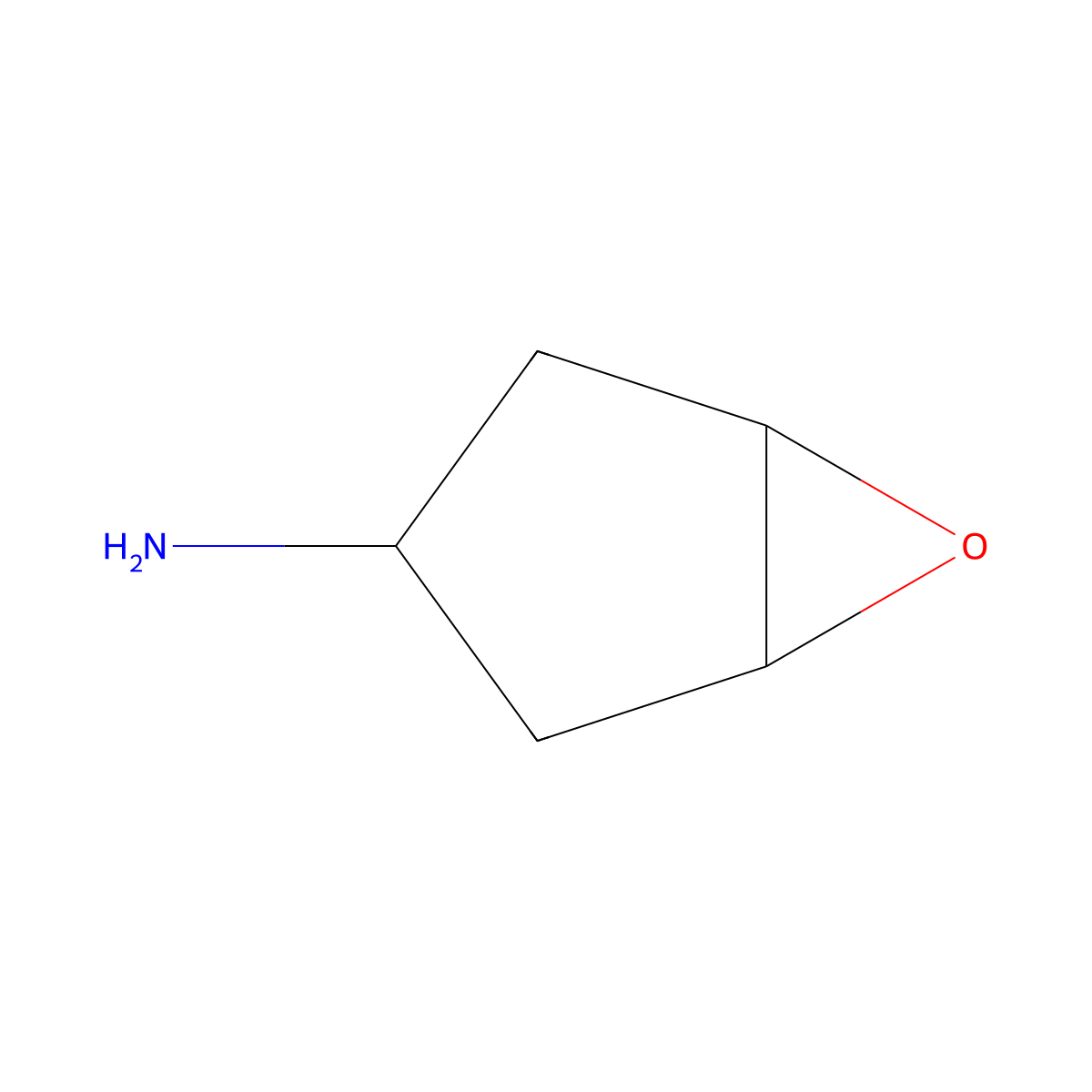 6-Oxabicyclo[3.1.0]hexan-3-amine molecular structure, CAS 2682115-64-4