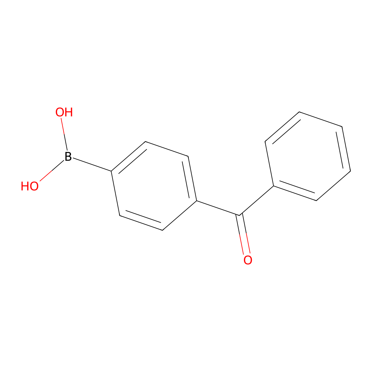 4-Benzoylbenzeneboronic acid molecular structure, CAS 268218-94-6