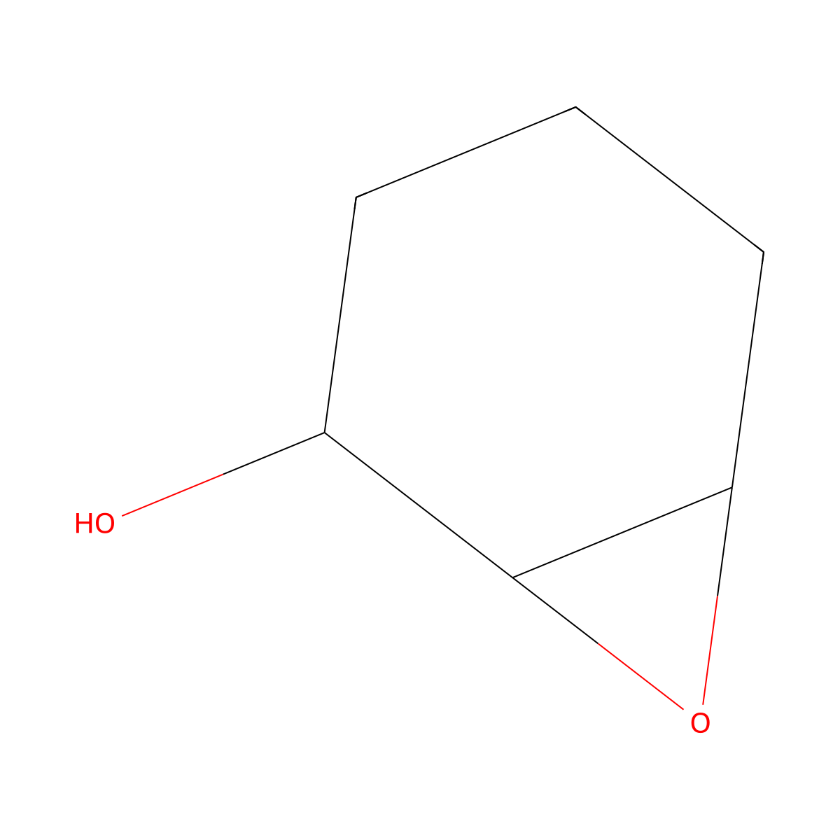 7-Oxabicyclo(4.1.0)heptan-2-ol molecular structure, CAS 26828-73-9