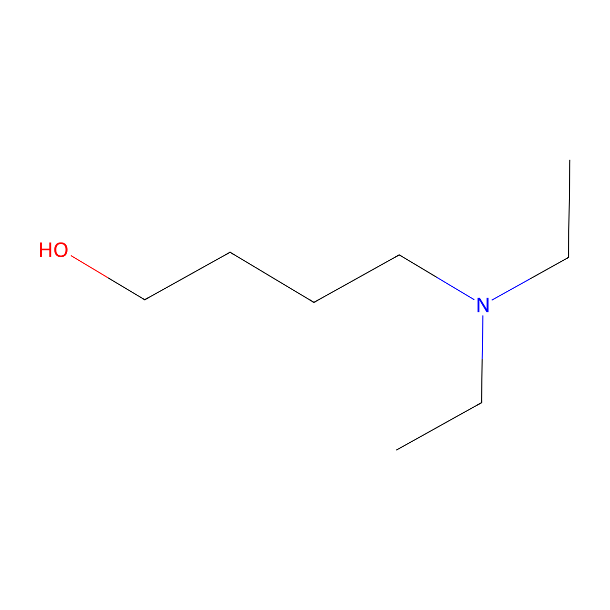 4-(Diethylamino)butan-1-ol molecular structure, CAS 2683-56-9