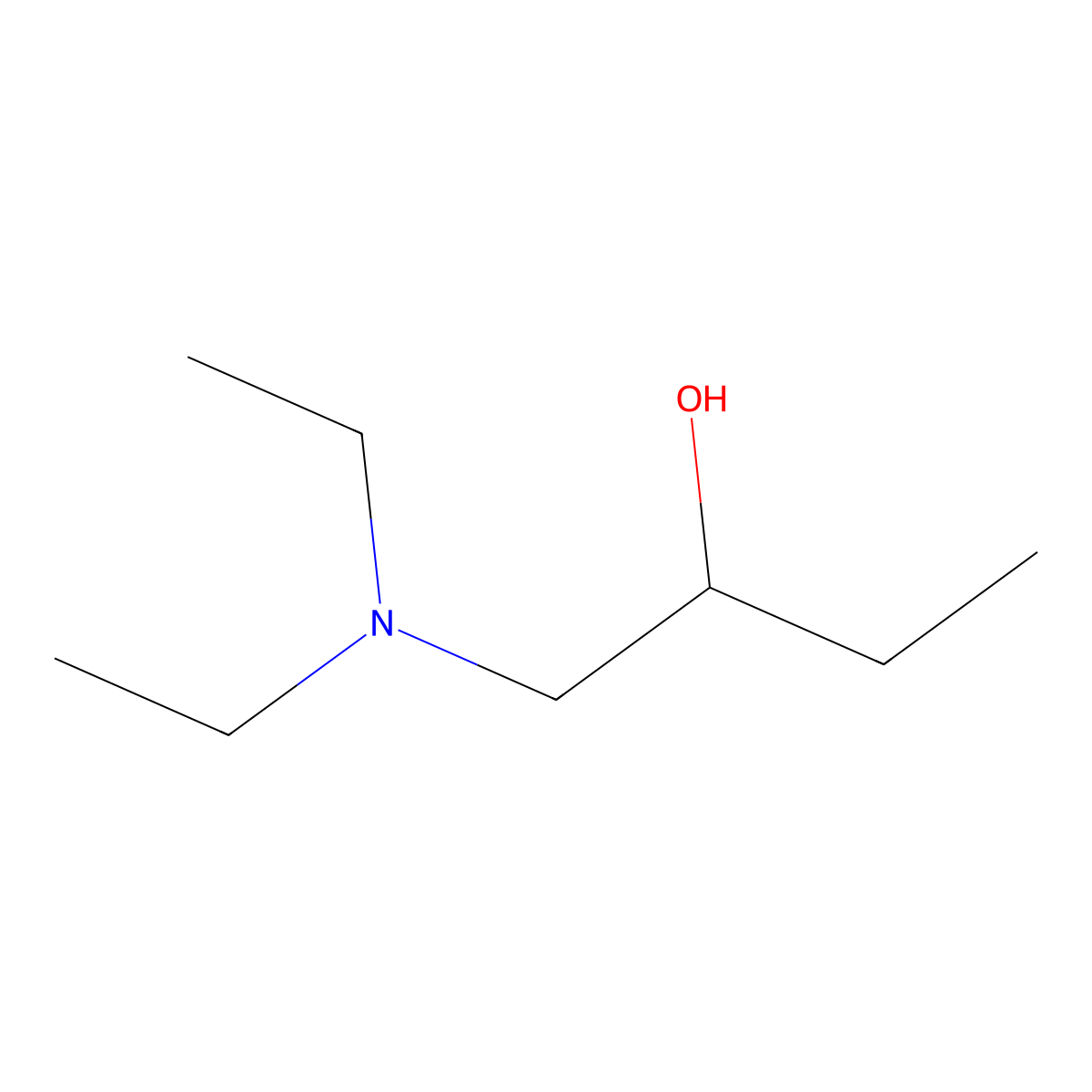 1-(Diethylamino)butan-2-ol molecular structure, CAS 2683-58-1