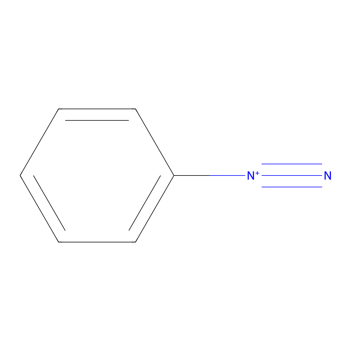 Benzenediazonium molecular structure, CAS 2684-02-8