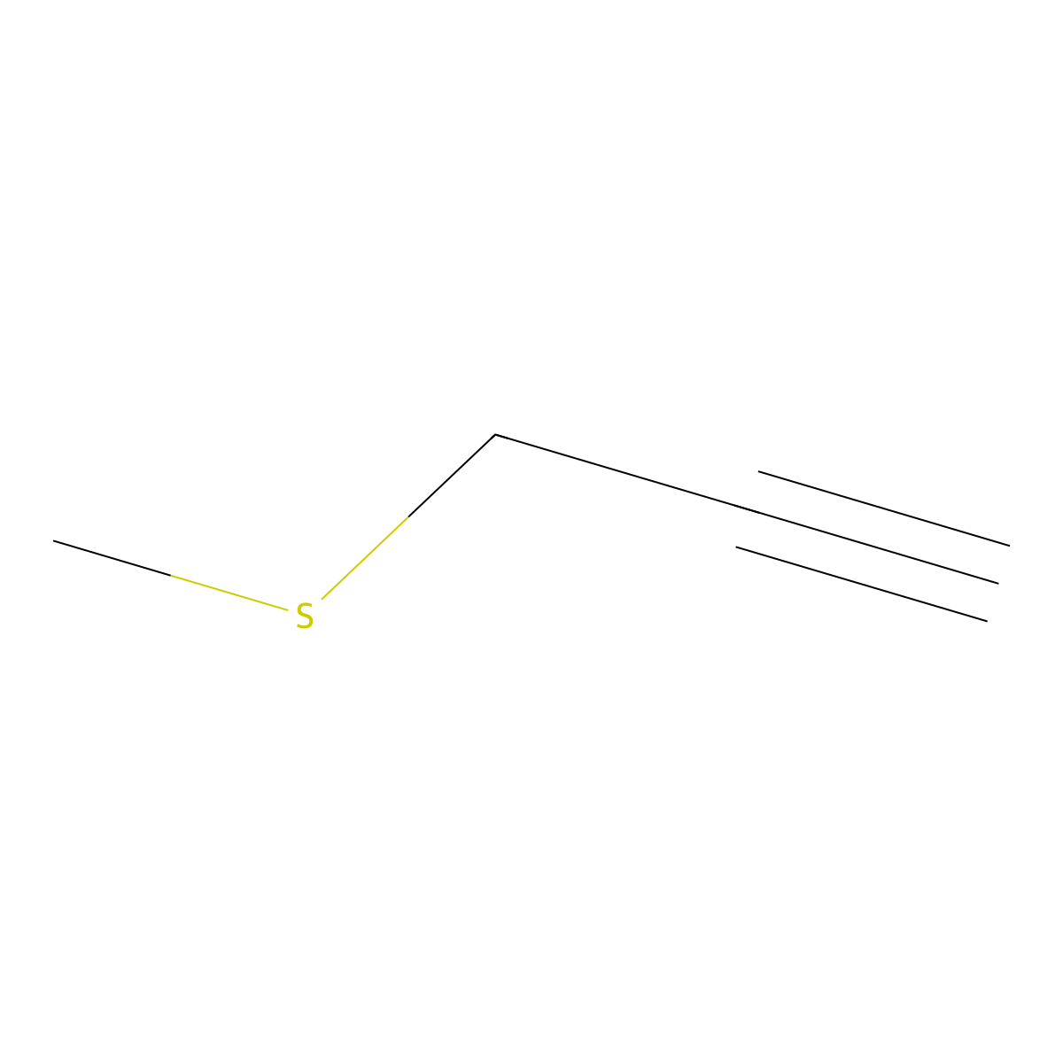 3-(Methylsulfanyl)prop-1-yne molecular structure, CAS 26842-65-9