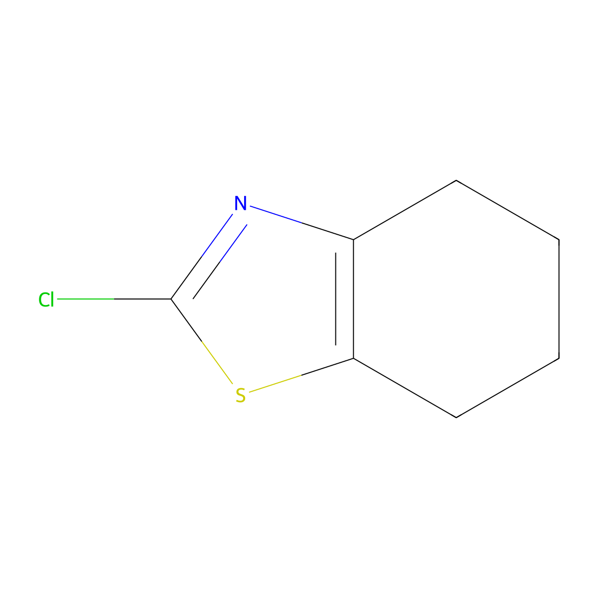 2-Chloro-4,5,6,7-tetrahydro-1,3-benzothiazole molecular structure, CAS 26846-98-0