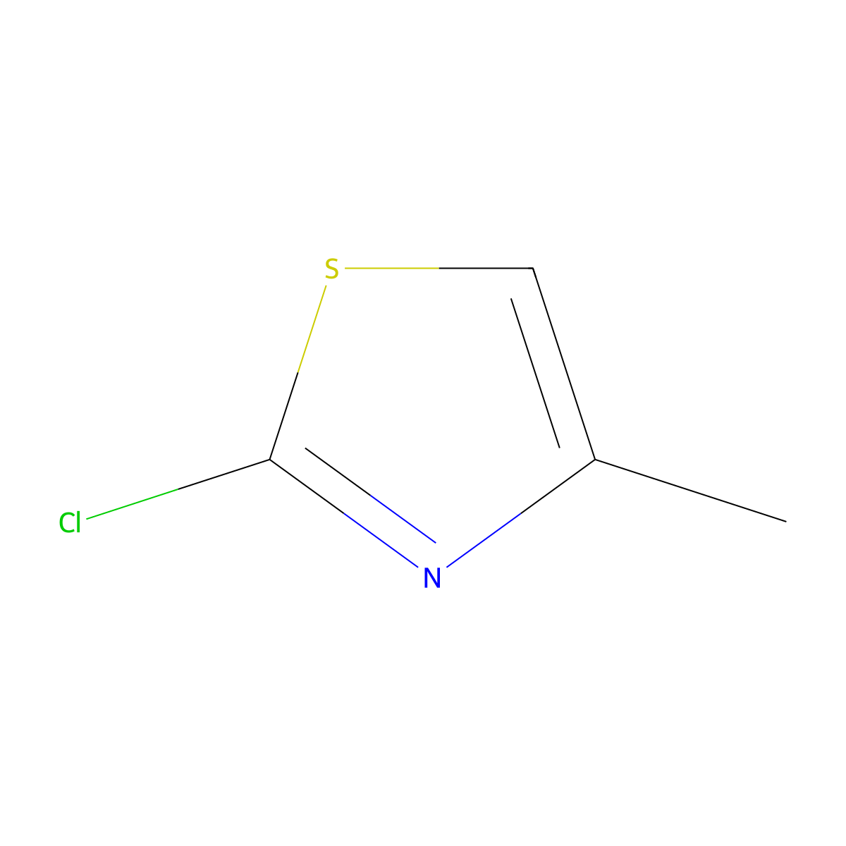 2-Chloro-4-methylthiazole molecular structure, CAS 26847-01-8